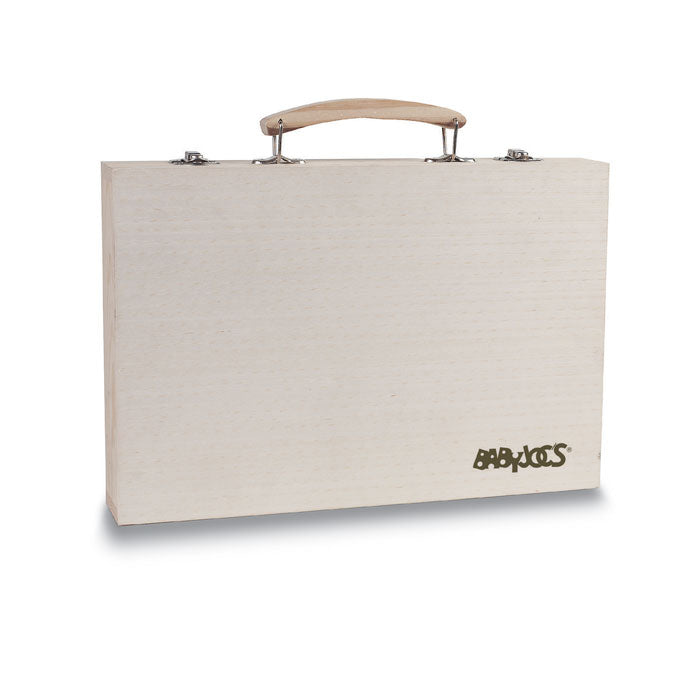 Artist's set in wooden box | Branded Colouring Sets