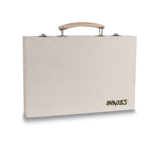 Artist's set in wooden box | Branded Colouring Sets