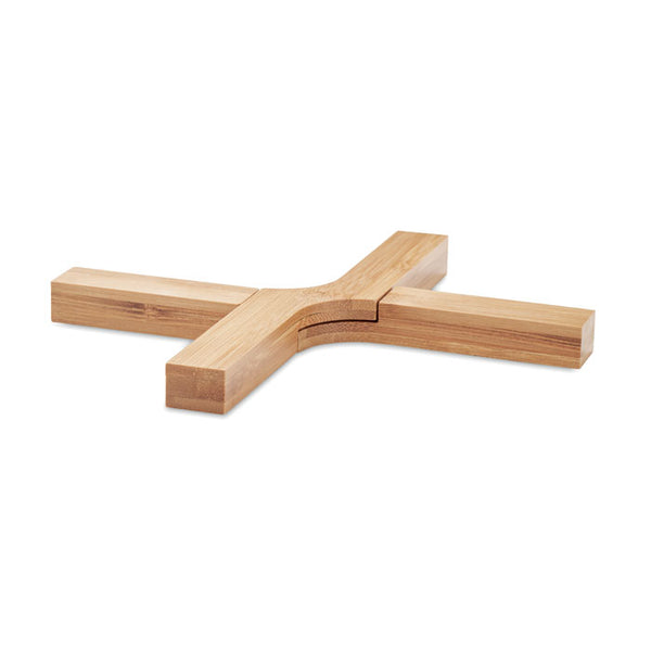 Branded Bamboo foldable pot stand
