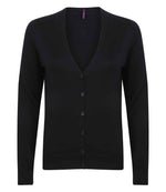 Branded Henbury Ladies Lightweight V Neck Cardigan