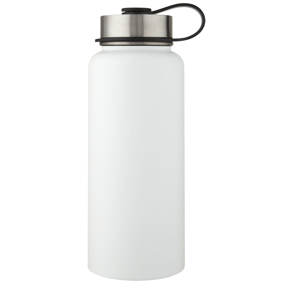 Branded Supra 1 L copper vacuum insulated sport bottle with 2 lids