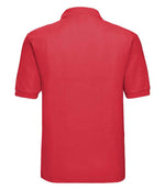 Russell Poly/Cotton Piqué Polo Shirt Bright Red