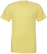 Canvas Unisex Crew Neck T-Shirt Yellow