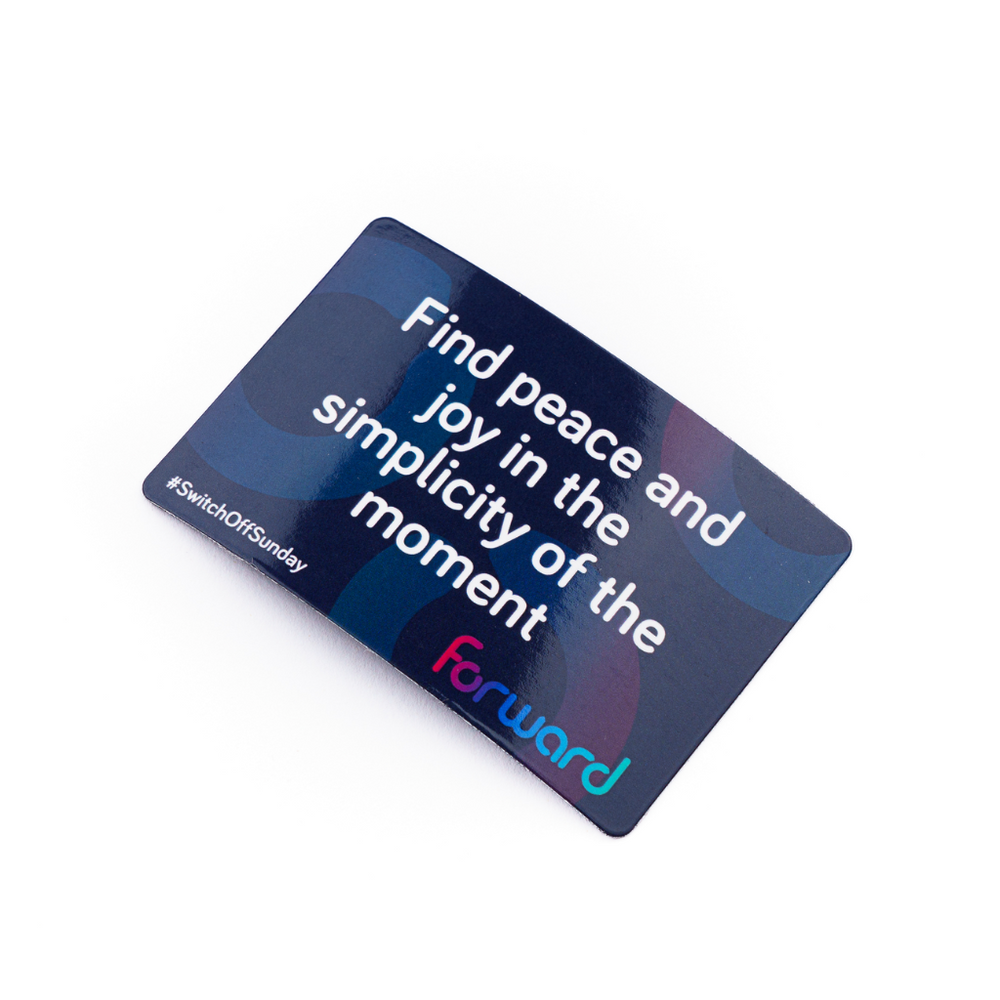 Branded Rectangle Shaped Fridge Magnet (55x85mm)