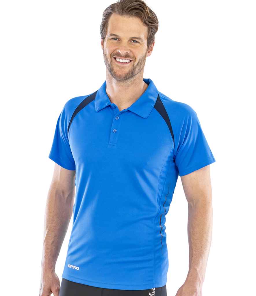 Spiro Team Spirit Polo Shirt Royal Blue/Navy