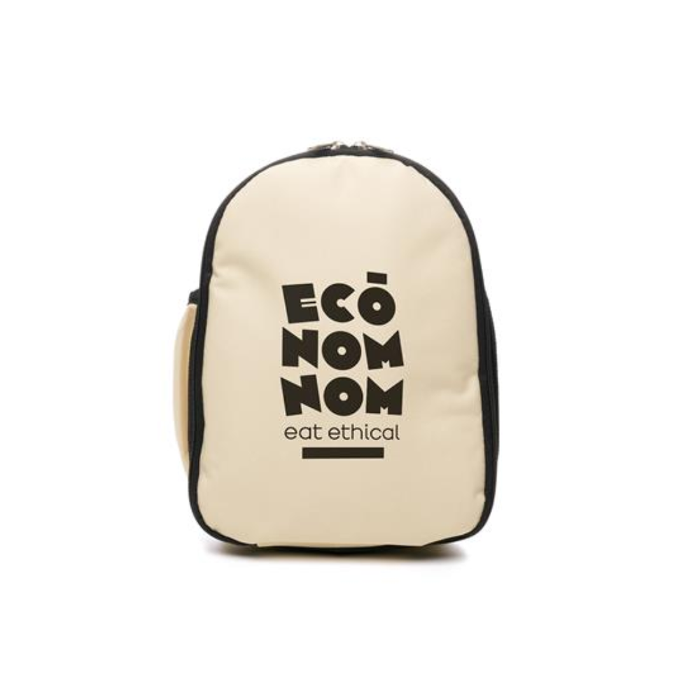 'Mini Rucksack Cooler' CREAM Mini RPET Backpack Cooler Bag