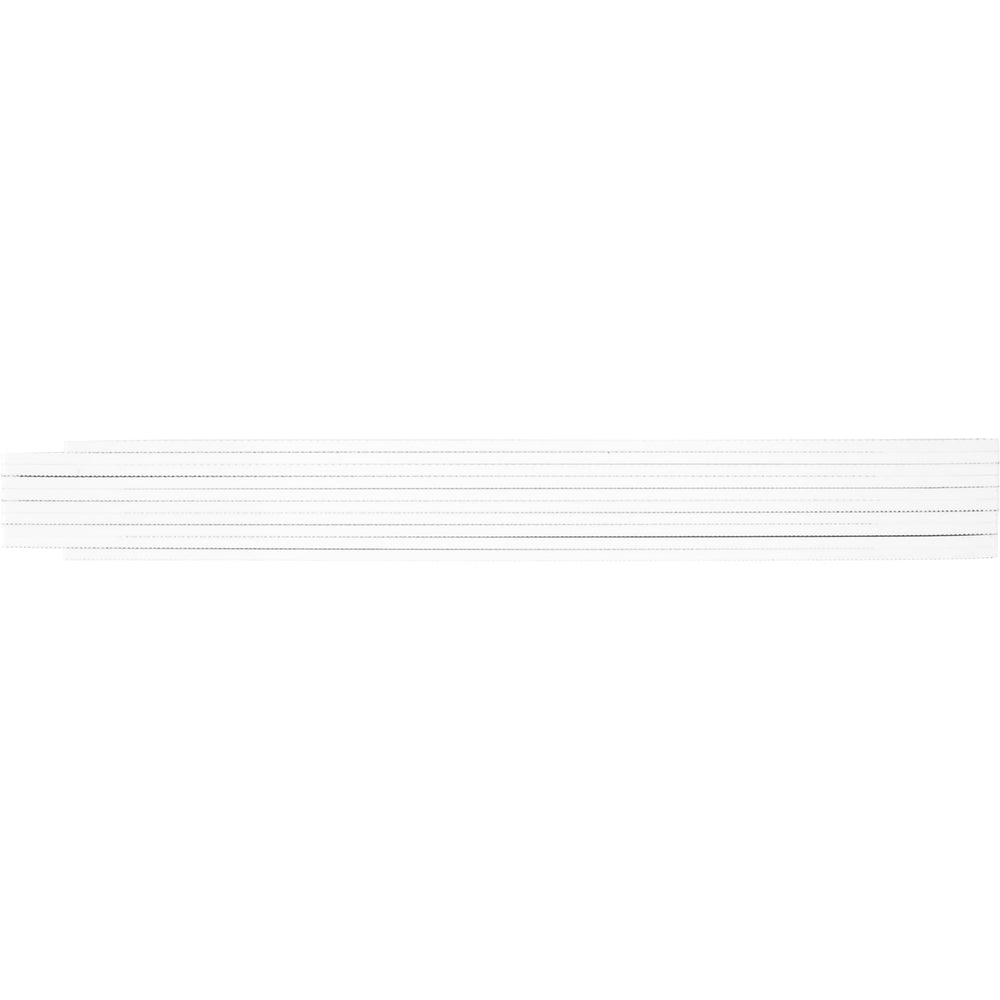 Branded Nizels 2m foldable ruler (white)
