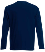Fruit of the Loom Long Sleeve Value T-Shirt Deep Navy