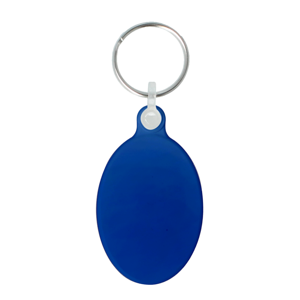 50mm Oval Keyring