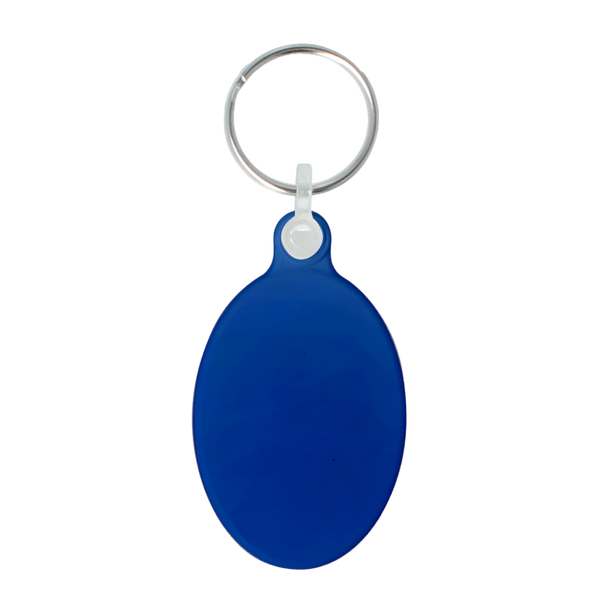 50mm Oval Keyring
