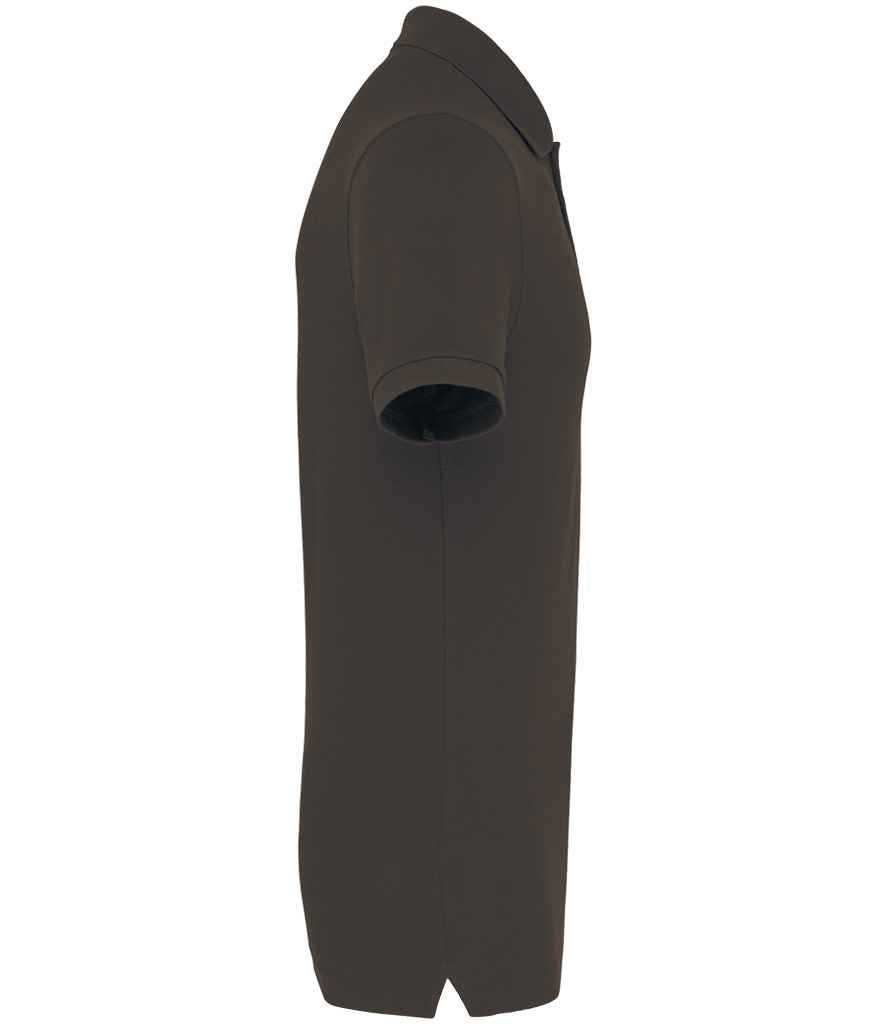 WK Designed to Work Anti-Bacterial Piqué Polo Shirt Dark Grey