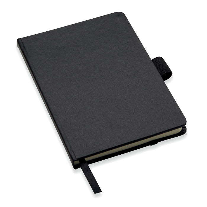 Branded A6 notebook with pen 72 lined
