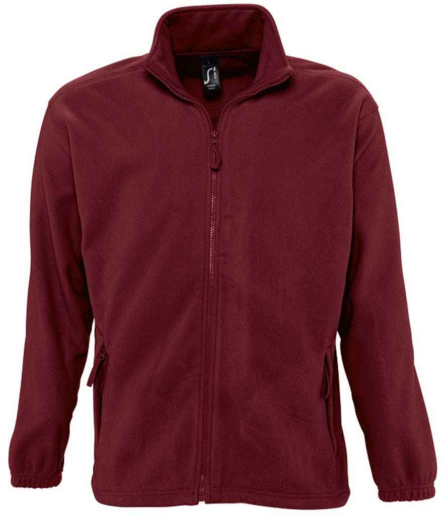 SOL'S North Fleece Jacket Burgundy