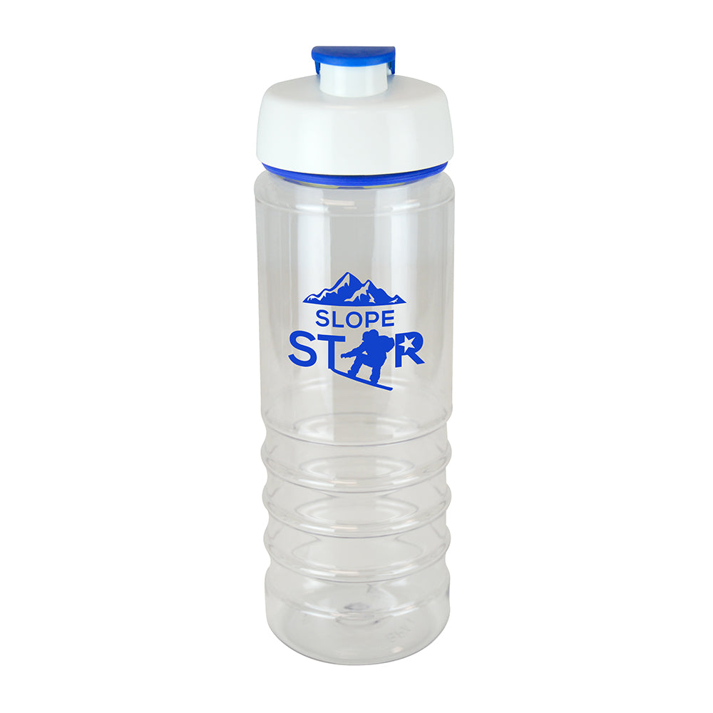 Branded Renzo 750ml Tritan Sports Bottle with flip up lid