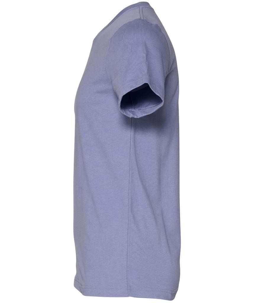 Canvas Unisex Crew Neck T-Shirt Lavender Blue