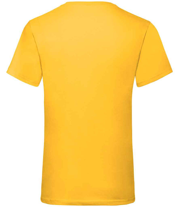 Fruit of the Loom V Neck Value T-Shirt Sunflower