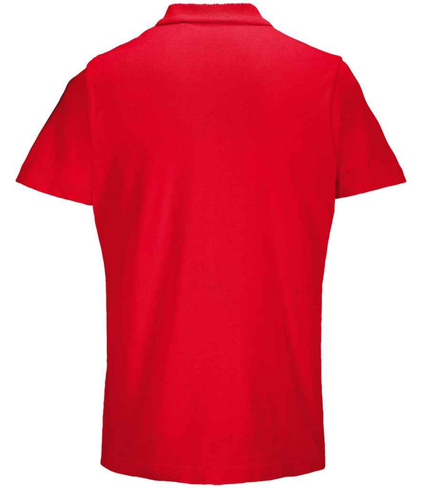 SOL'S Unisex Pulse Twin Piqué Polo Shirt Red
