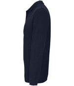 SOL'S Unisex Planet Long Sleeve Piqué Polo Shirt French Navy