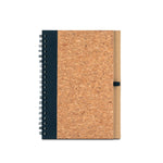 VICENTE. B6 notebook in cork and rPET with ballpoint pen