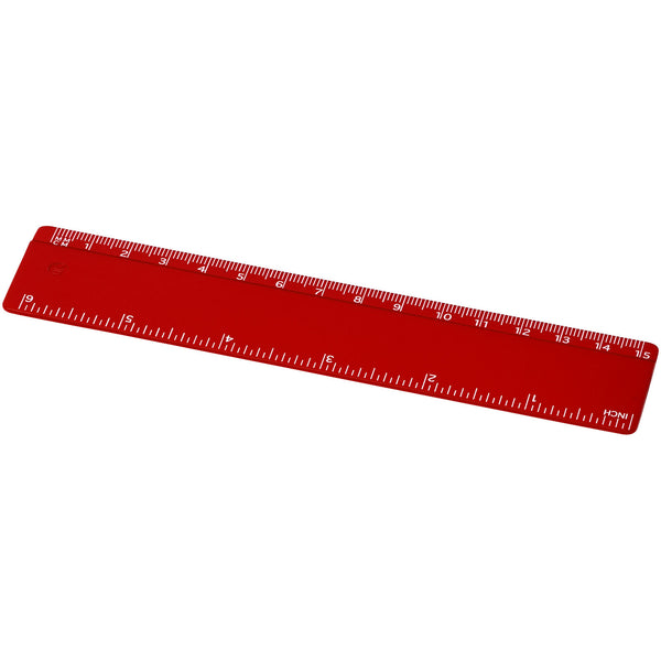 Branded Refari 15 cm recycled plastic ruler