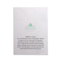 Seed Pack in White Paper Envelope