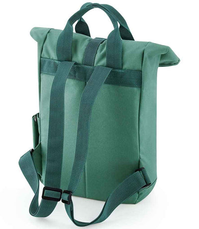 BagBase Recycled Mini Twin Handle Roll-Top Backpack