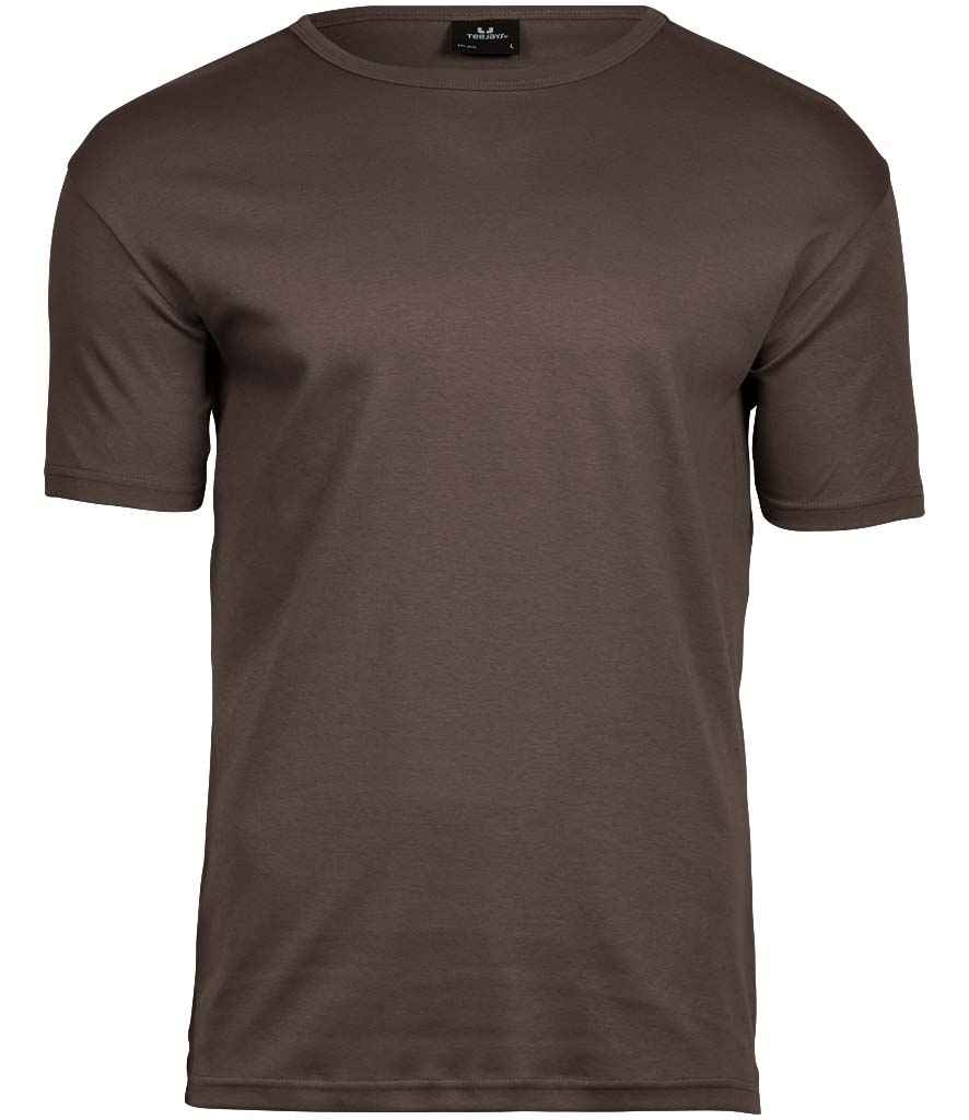 Tee Jays Interlock T-Shirt Chocolate
