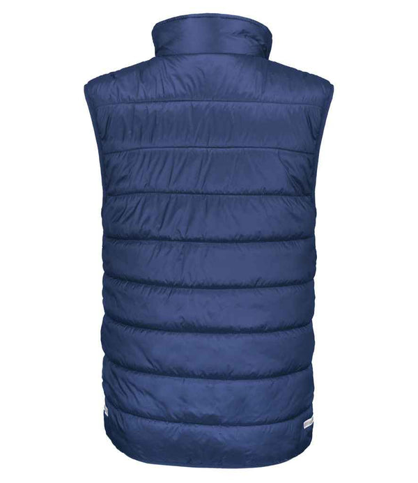 Result Core Kids Padded Bodywarmer Navy/Lime Green