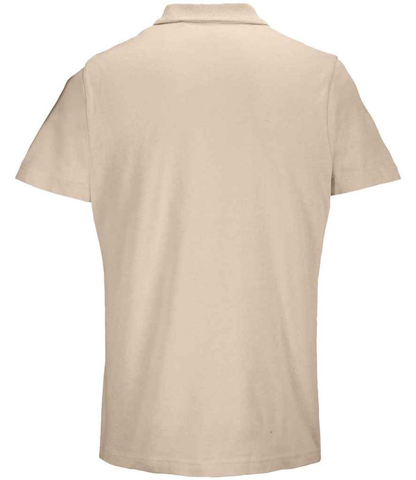 SOL'S Unisex Pulse Twin Piqué Polo Shirt Linen