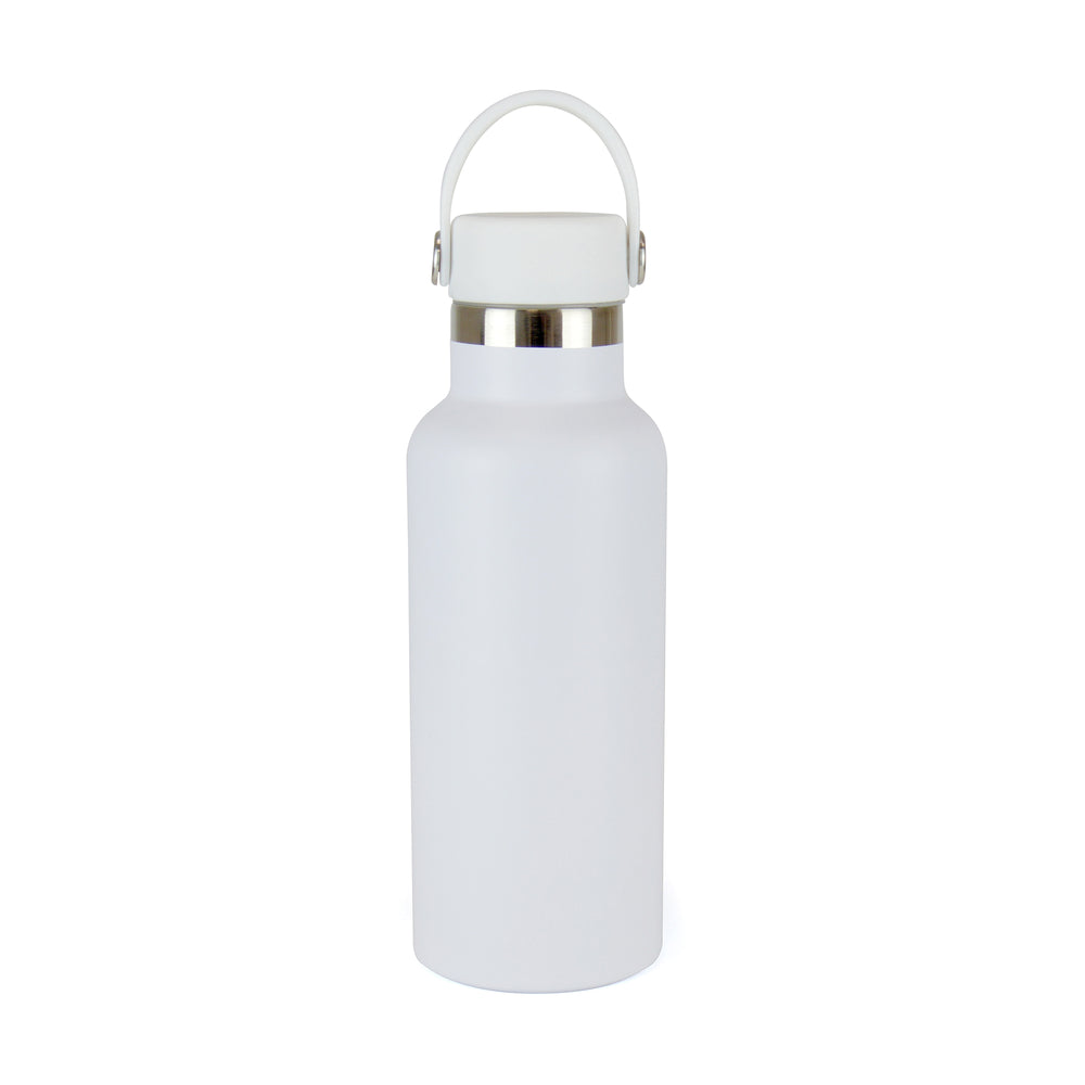 Branded Varo 500ml Stainless Steel Vacuum Flask with Carry Handle