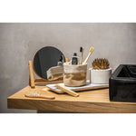 DERN. Wooden hairbrush with round bamboo bristles