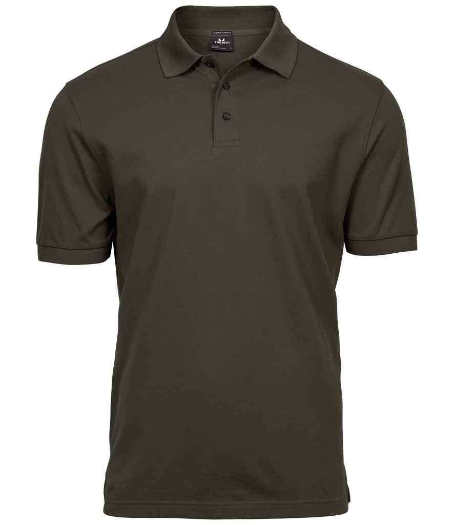 Tee Jays Luxury Stretch Piqué Polo Shirt Dark Olive
