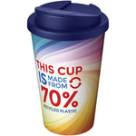 Branded Brite-Americano® Eco 350 ml spill-proof insulated tumbler
