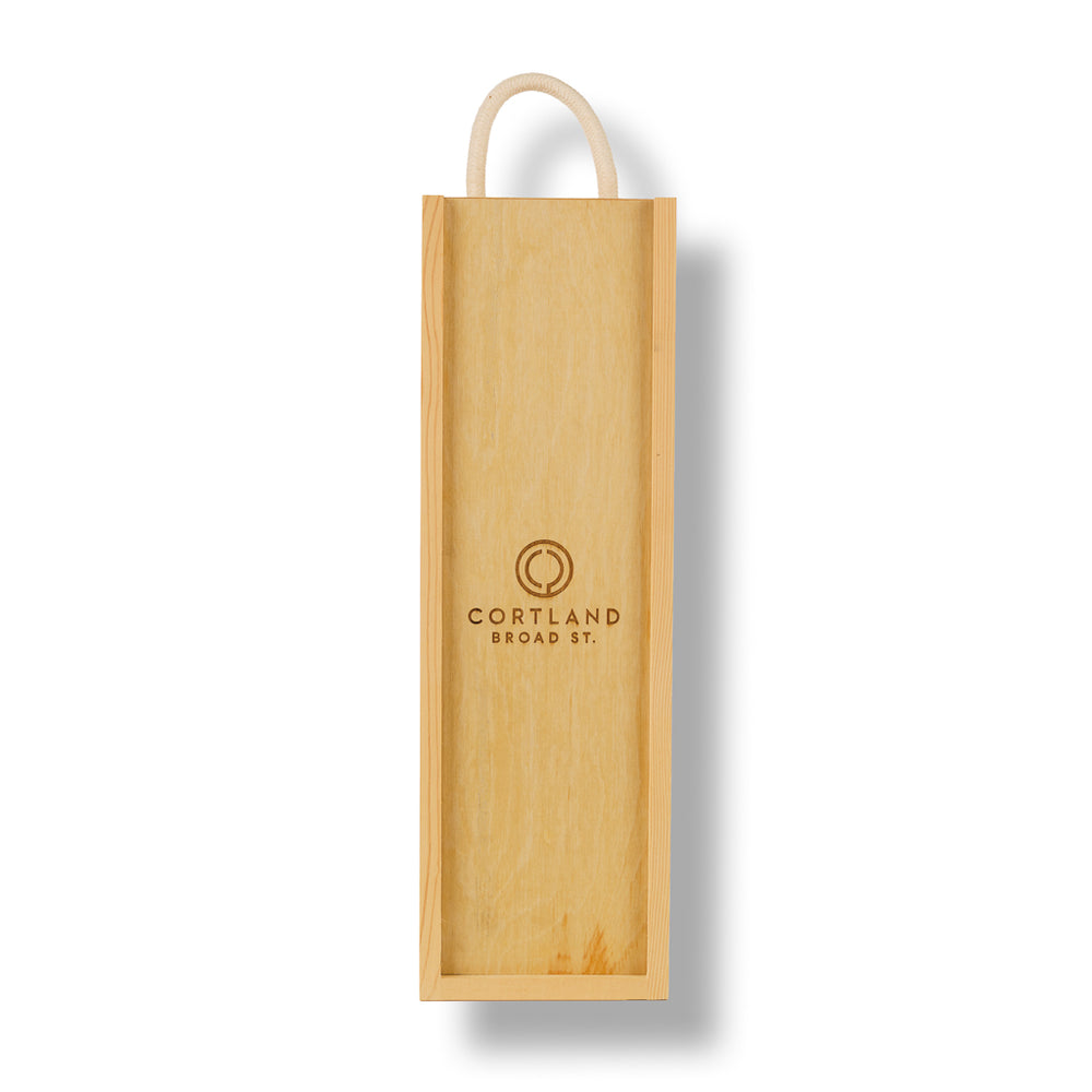 Branded Wine Bottle Box Natural