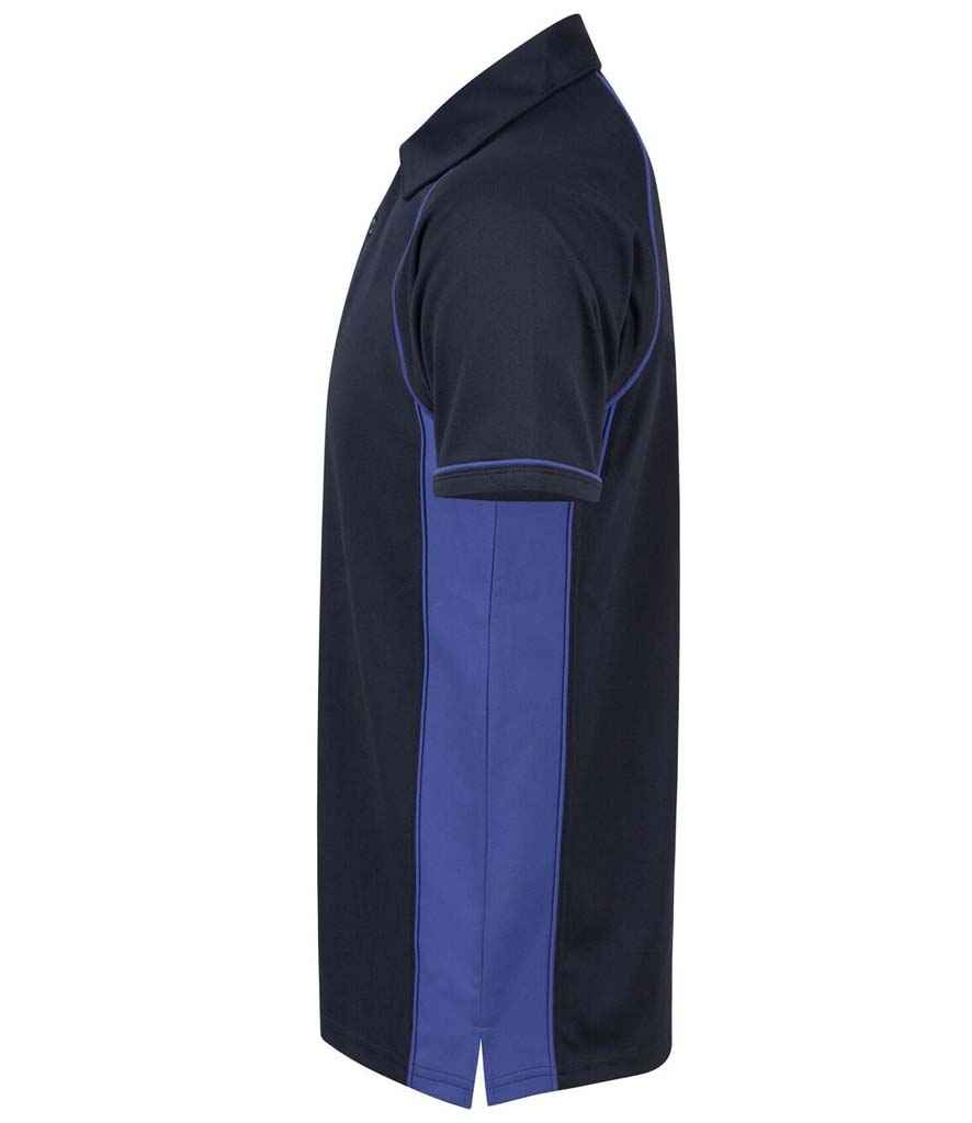 Finden + Hales Kids Performance Piped Polo Shirt Navy/Royal Blue/Royal Blue