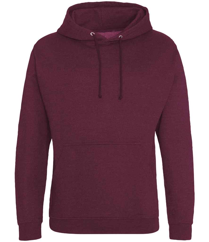 AWDis College Hoodie Burgundy Smoke