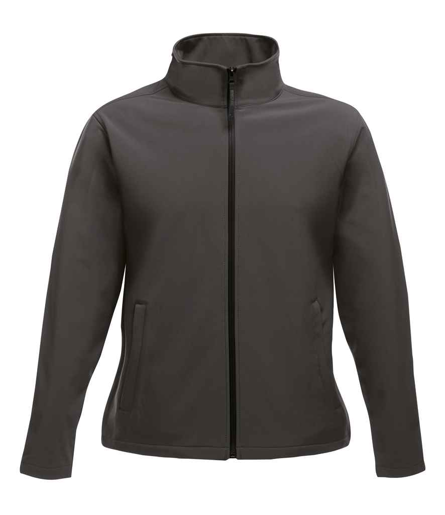 Regatta Ladies Ablaze Printable Soft Shell Jacket Seal Grey/Black