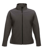 Regatta Ladies Ablaze Printable Soft Shell Jacket Seal Grey/Black