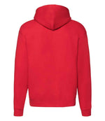 Fruit of the Loom Premium Zip Hooded Sweatshirt Red