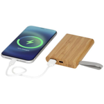 Branded Tulda 5000 mAh bamboo power bank