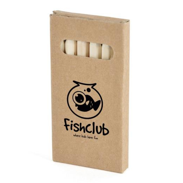 Doodle 6pcs Coloured Pencil set in card box