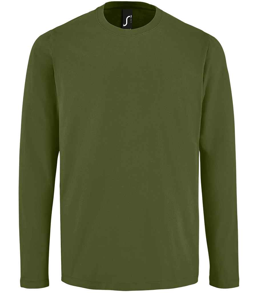 SOL'S Imperial Long Sleeve T-Shirt Dark Khaki