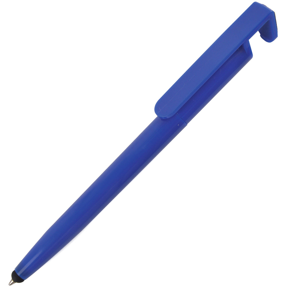 Branded PHONE-UP ball pen with phone cleaner/stylus