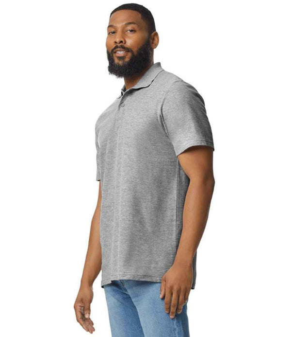 Gildan SoftStyle® Double Piqué Polo Shirt Sport Grey