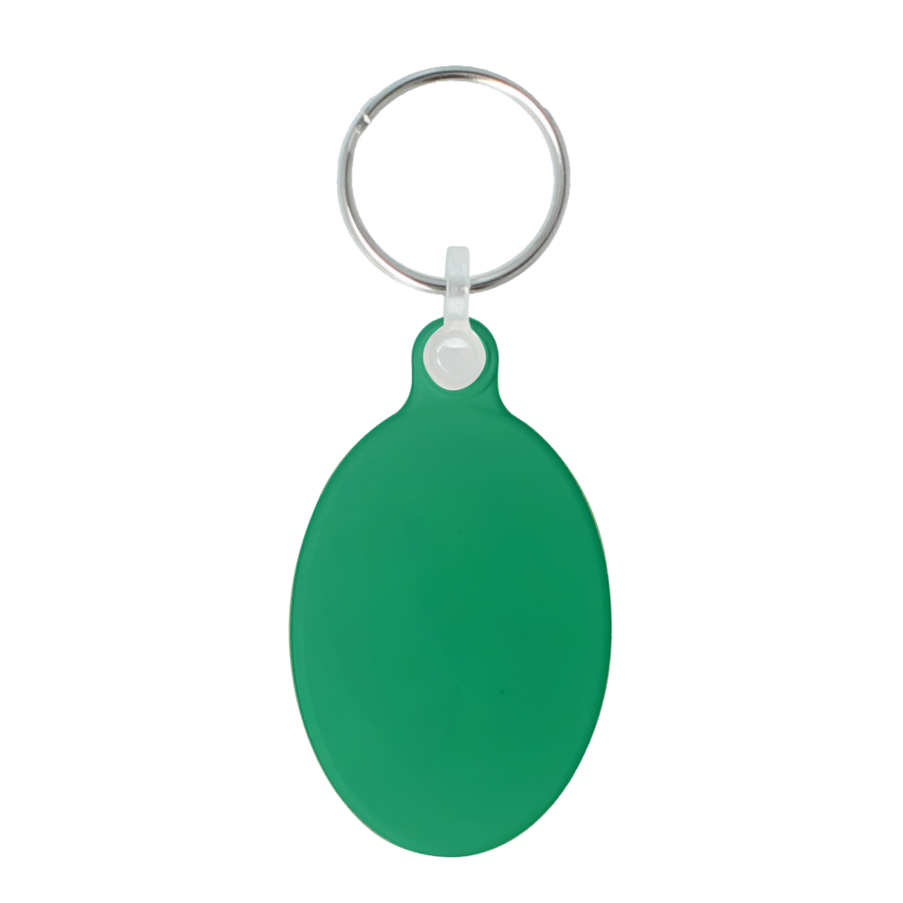 50mm Oval Keyring