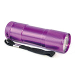 Sycamore Solo 9 Led Metal Torch with batteries included