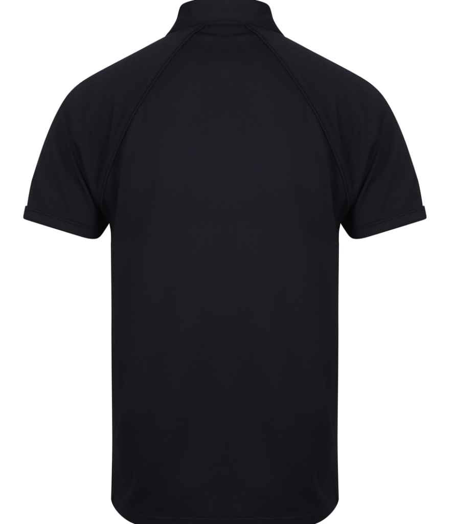 Finden + Hales Performance Piped Polo Shirt Navy/Navy