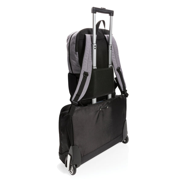 Branded Modern 15.6" USB & RFID laptop backpack PVC free