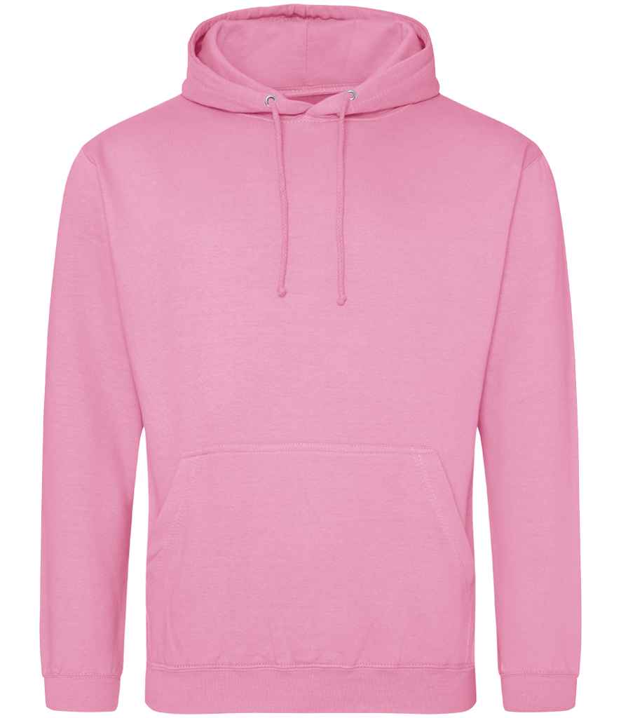 AWDis College Hoodie Candyfloss Pink