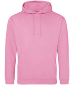 AWDis College Hoodie Candyfloss Pink